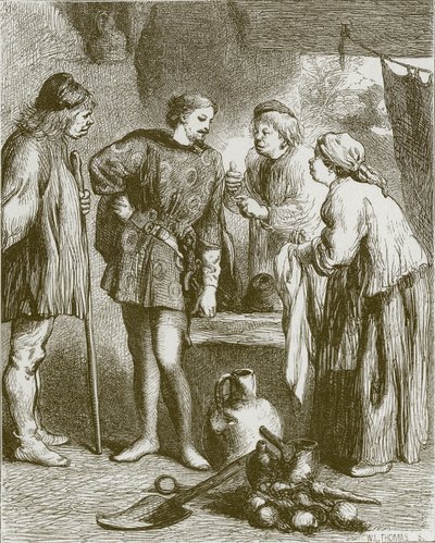 Der König und der Müller von Mansfield von John Gilbert